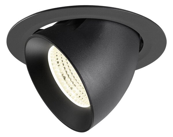 LA 1009906 NUMINOS® GIMBLE XL Stropní vestavné svítidlo, 4000 K, 55°, černá - BIG WHITE (SLV)