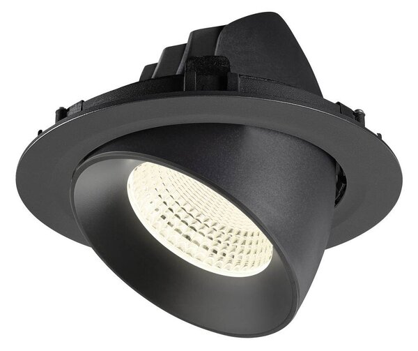 LA 1009906 NUMINOS® GIMBLE XL Stropní vestavné svítidlo, 4000 K, 55°, černá - BIG WHITE (SLV)