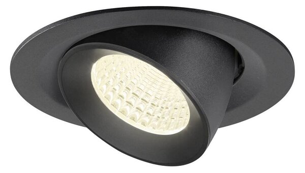 LA 1009583 NUMINOS® GIMBLE M Stropní vestavné svítidlo, 4000 K, 55°, černé - BIG WHITE (SLV)