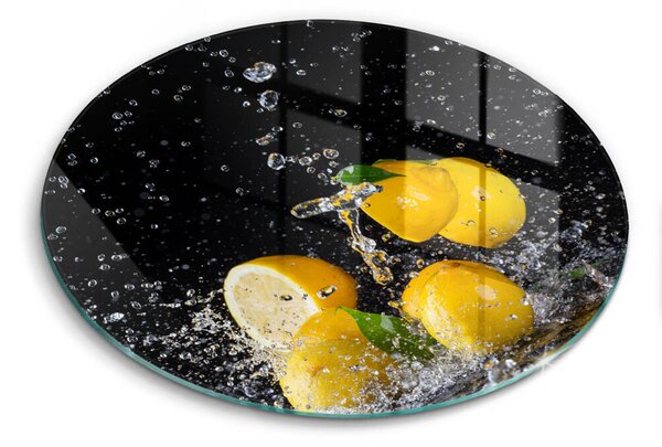 Skleněná deska do kuchyně Šťavnaté citronové ovoce