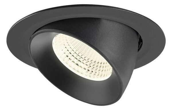 LA 1009906 NUMINOS® GIMBLE XL Stropní vestavné svítidlo, 4000 K, 55°, černá - BIG WHITE (SLV)