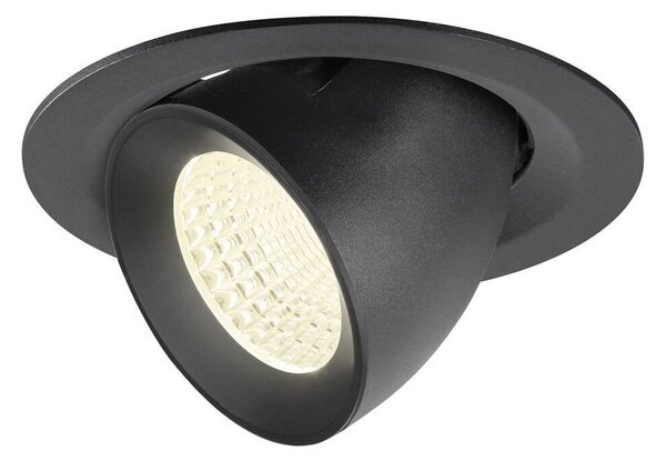 LA 1009583 NUMINOS® GIMBLE M Stropní vestavné svítidlo, 4000 K, 55°, černé - BIG WHITE (SLV)