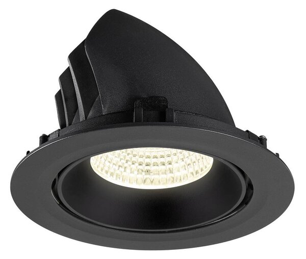 LA 1009906 NUMINOS® GIMBLE XL Stropní vestavné svítidlo, 4000 K, 55°, černá - BIG WHITE (SLV)