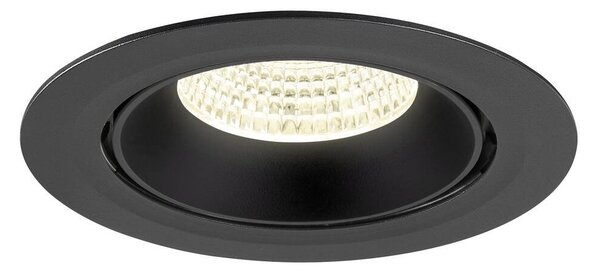 LA 1009906 NUMINOS® GIMBLE XL Stropní vestavné svítidlo, 4000 K, 55°, černá - BIG WHITE (SLV)