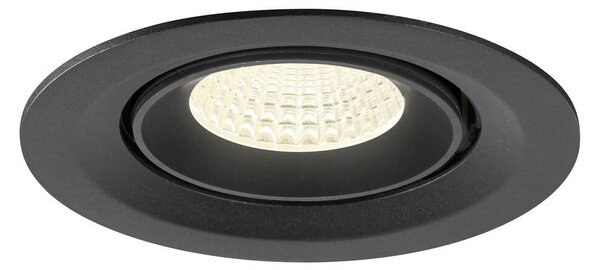 LA 1009583 NUMINOS® GIMBLE M Stropní vestavné svítidlo, 4000 K, 55°, černé - BIG WHITE (SLV)