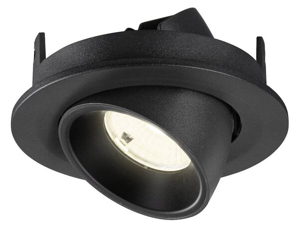 LA 1009421 NUMINOS® GIMBLE S Stropní vestavné svítidlo, 4000 K, 55°, IP20, kulaté, černé - BIG WHITE (SLV)