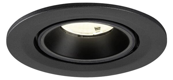 LA 1009421 NUMINOS® GIMBLE S Stropní vestavné svítidlo, 4000 K, 55°, IP20, kulaté, černé - BIG WHITE (SLV)