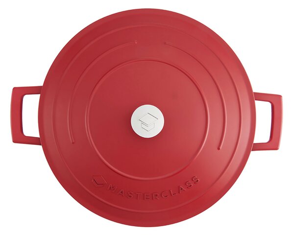 Hrnec 28 cm 5 l MasterClass LightWeight nepřilnavý indukční červený MCMCRD28RED