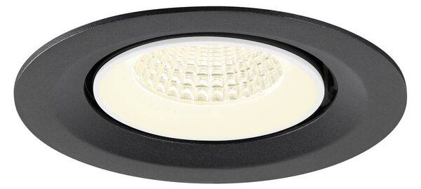 LA 1009584 NUMINOS® GIMBLE M Stropní vestavné svítidlo, 4000 K, 55°, černá / bílá - BIG WHITE (SLV)