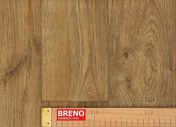 Breno PVC RANGER Lirac S36 – světle hnědé dřevo, šíře 400 cm