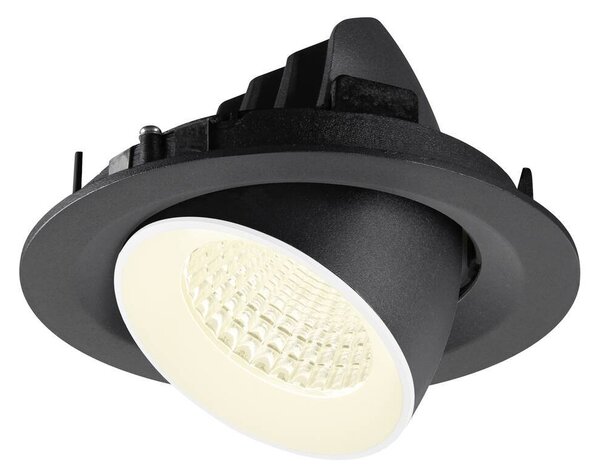 LA 1009584 NUMINOS® GIMBLE M Stropní vestavné svítidlo, 4000 K, 55°, černá / bílá - BIG WHITE (SLV)