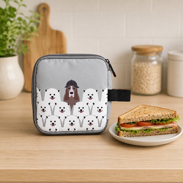 Dětský termoobal na sandwich Zipper, Iris Barcelona, šedý
