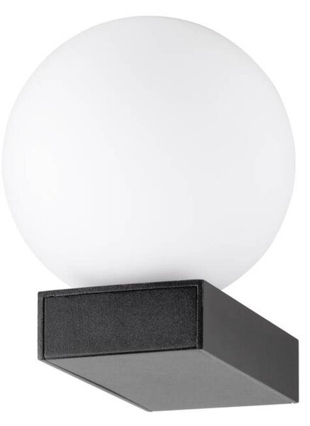BIG WHITE SLV SUN WL UP, G9, nástěnná lampa, kulatá, 1 x max. 5 W, IP20, černá 1009144