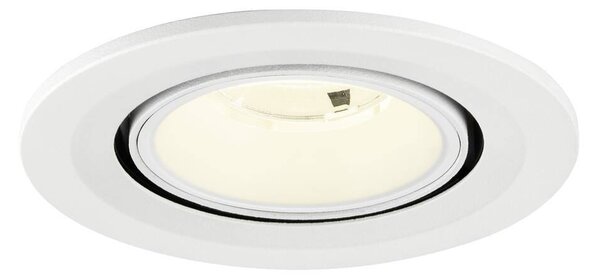 LA 1009425 NUMINOS® GIMBLE S Stropní vestavné svítidlo, 4000 K, 20°, IP20, kulaté, bílé - BIG WHITE (SLV)