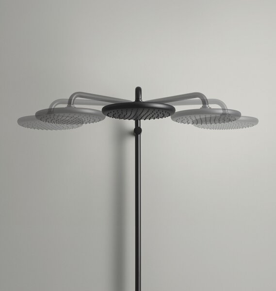 Grohe Vitalio Start System sprchová sada na stěnu s termostatem s dešťovou sprchou černá 266772431