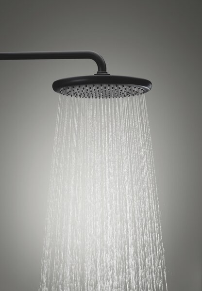Grohe Vitalio Start System sprchová sada na stěnu s termostatem s dešťovou sprchou černá 266772431