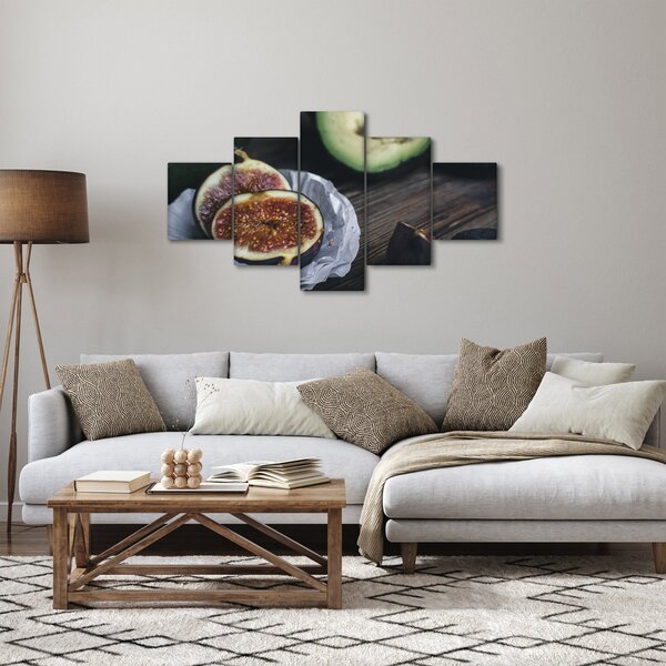 Obrázek fíků a avokáda (125x70 cm)