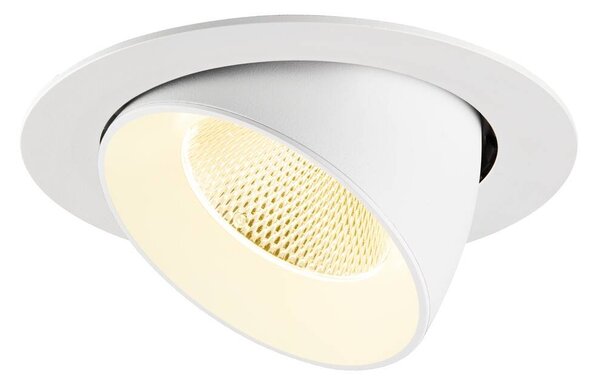LA 1009892 NUMINOS® GIMBLE XL Stropní vestavné svítidlo, 3000 K, 20°, bílá - BIG WHITE (SLV)