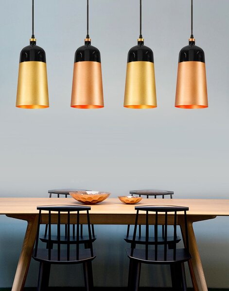 Toolight Závěsná lampa Fox Rose Gold