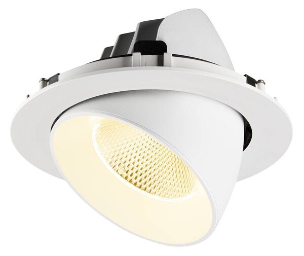 LA 1009892 NUMINOS® GIMBLE XL Stropní vestavné svítidlo, 3000 K, 20°, bílá - BIG WHITE (SLV)
