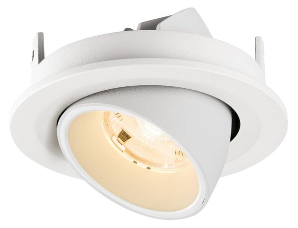 LA 1009389 NUMINOS® GIMBLE S Stropní vestavné svítidlo, 2700 K, 20°, IP20, kulaté, bílé - BIG WHITE (SLV)