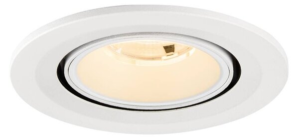 LA 1009389 NUMINOS® GIMBLE S Stropní vestavné svítidlo, 2700 K, 20°, IP20, kulaté, bílé - BIG WHITE (SLV)