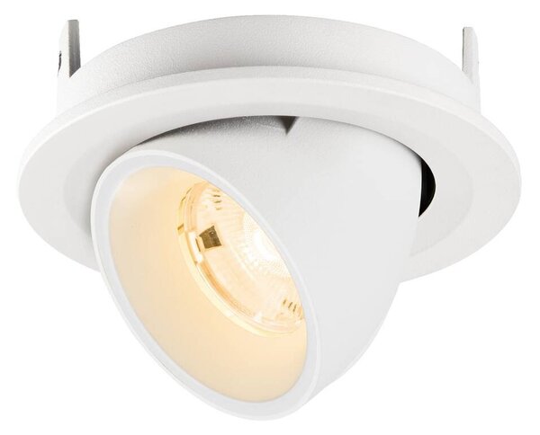 LA 1009389 NUMINOS® GIMBLE S Stropní vestavné svítidlo, 2700 K, 20°, IP20, kulaté, bílé - BIG WHITE (SLV)