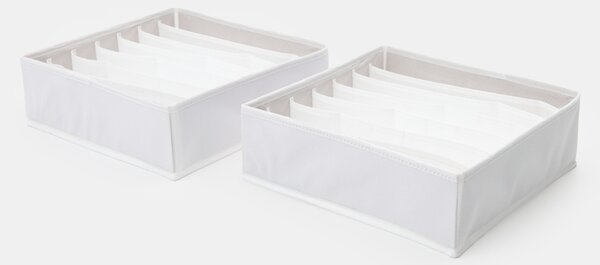 Sinsay - Sada organizérů na podprsenky 2 pack - bílá