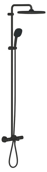 Grohe Vitalio Comfort vanová sada se sprchou na stěnu s termostatem s dešťovou sprchou černá 269842431