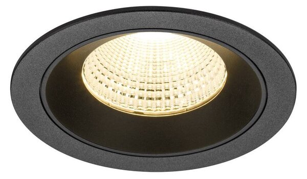 LA 1009780 NUMINOS® L Stropní vestavné svítidlo, 3000 K, 55°, IP20, kulaté, černé - BIG WHITE (SLV)
