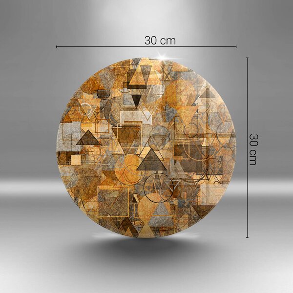 Skleněná deska do kuchyně Vzor bezešvé geometrických obrazců
