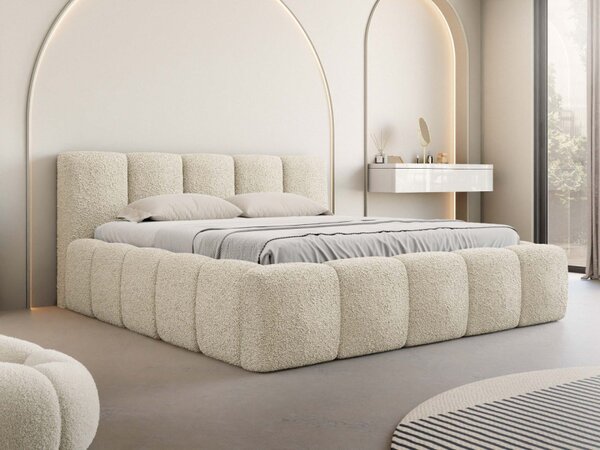 Čalouněná postel Ubipra Boucle, Rozměr postele: 140 x 200 cm, Barva: Abriamo 04 5903211414510