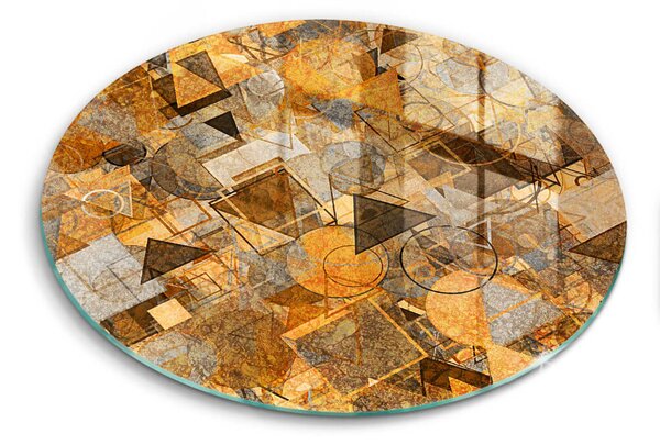 Skleněná deska do kuchyně Vzor bezešvé geometrických obrazců