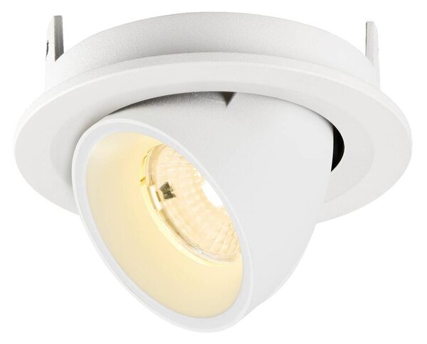 LA 1009413 NUMINOS® GIMBLE S Stropní vestavné svítidlo, 3000 K, 55°, IP20, kulaté, bílé - BIG WHITE (SLV)