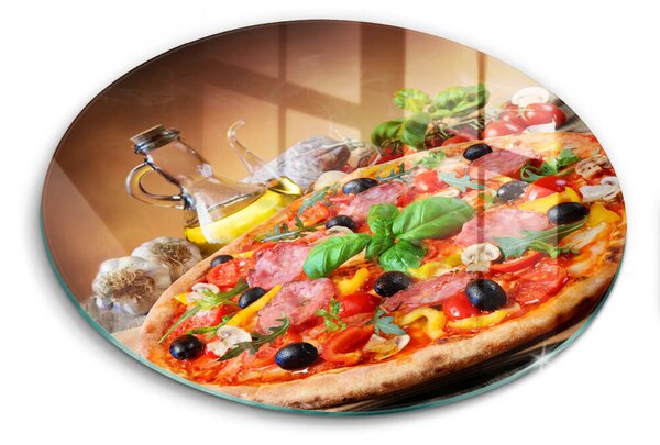 Skleněná deska do kuchyně Italská pizza