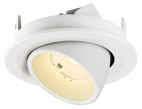 LA 1009413 NUMINOS® GIMBLE S Stropní vestavné svítidlo, 3000 K, 55°, IP20, kulaté, bílé - BIG WHITE (SLV)