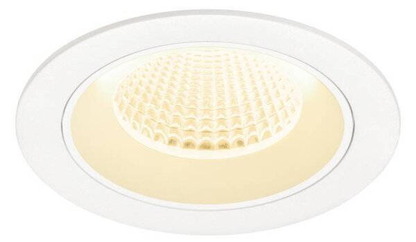 LA 1009626 NUMINOS® M Stropní vestavné svítidlo, 3000 K, 40°, IP20, kulaté, bílé - BIG WHITE (SLV)