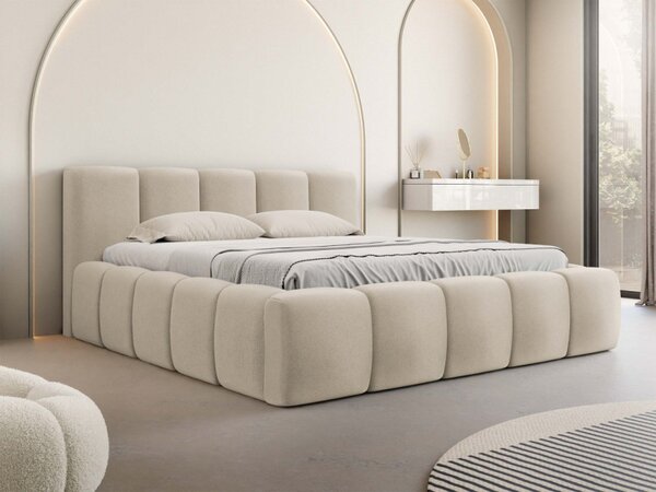 Čalouněná postel Ubipra, Rozměr postele: 160 x 200 cm, Barva: Paros 01 5903211414725