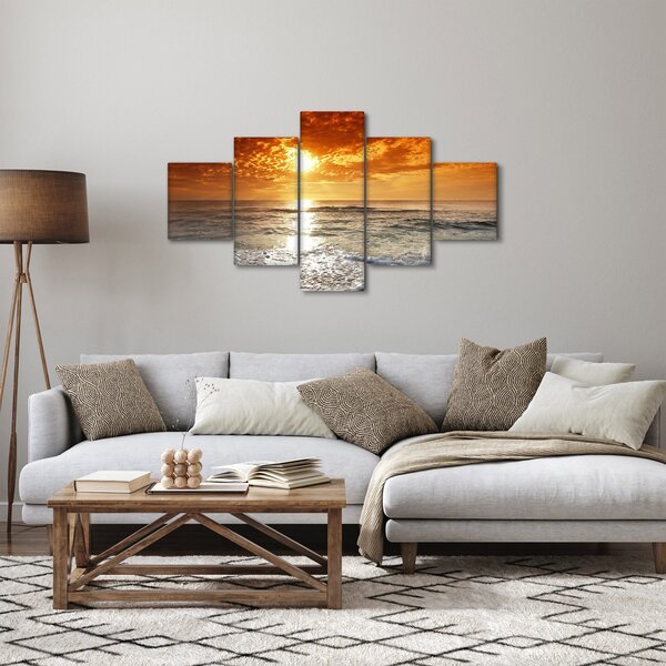 Obraz západ slunce na Korsice (125x70 cm)