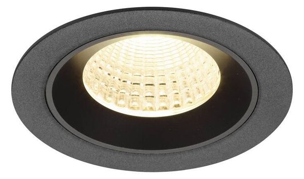 LA 1009619 NUMINOS® M Stropní vestavné svítidlo, 3000 K, 55°, IP20, kulaté, černé - BIG WHITE (SLV)