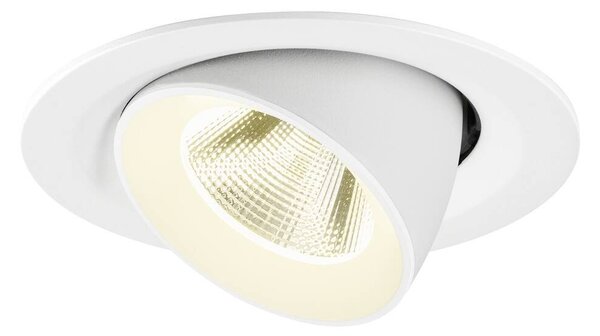 LA 1009587 NUMINOS® GIMBLE M Stropní vestavné svítidlo, 4000 K, 20°, bílá - BIG WHITE (SLV)