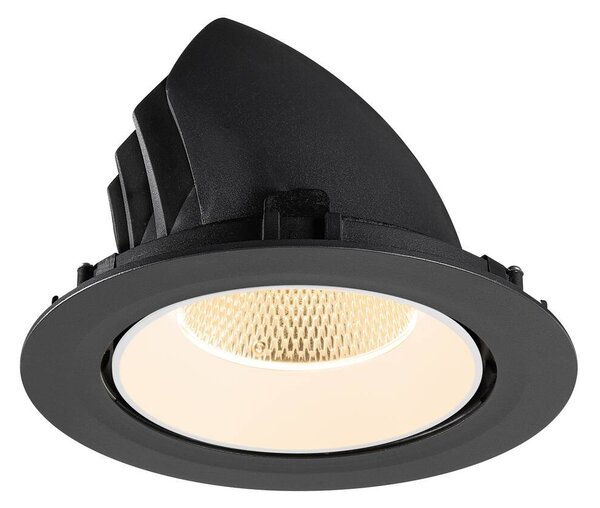 LA 1009865 NUMINOS® GIMBLE XL Stropní vestavné svítidlo, 2700 K, 20°, černá / bílá - BIG WHITE (SLV)