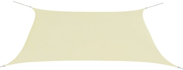Plachta proti slunci, oxfordská látka, obdélníková 2x4m krémová