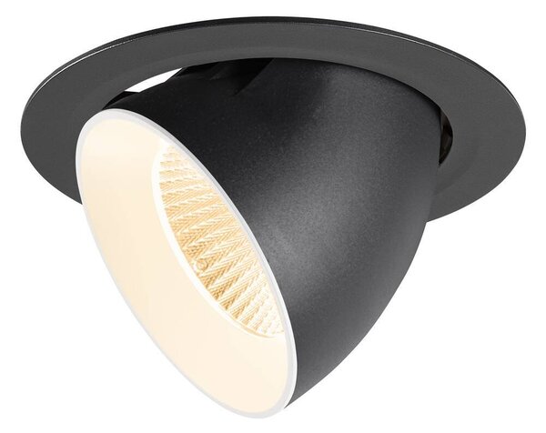 LA 1009865 NUMINOS® GIMBLE XL Stropní vestavné svítidlo, 2700 K, 20°, černá / bílá - BIG WHITE (SLV)