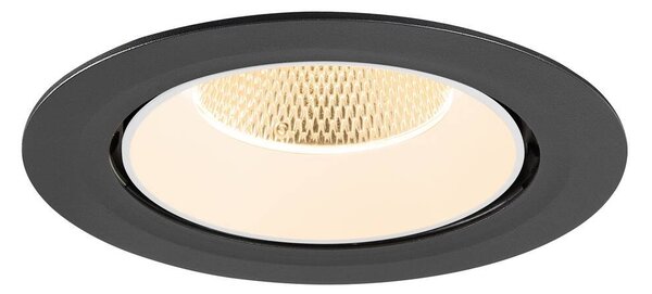 LA 1009865 NUMINOS® GIMBLE XL Stropní vestavné svítidlo, 2700 K, 20°, černá / bílá - BIG WHITE (SLV)
