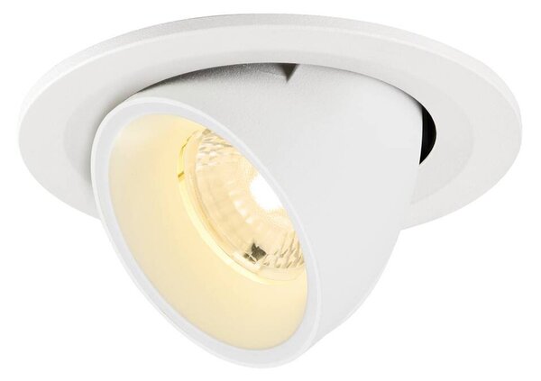 LA 1009410 NUMINOS® GIMBLE S Stropní vestavné svítidlo, 3000 K, 40°, IP20, kulaté, bílé - BIG WHITE (SLV)