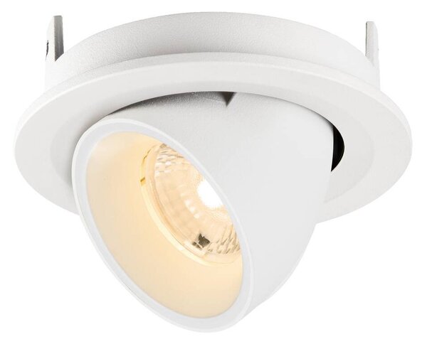 LA 1009392 NUMINOS® GIMBLE S Stropní vestavné svítidlo, 2700 K, 40°, IP20, kulaté, bílé - BIG WHITE (SLV)