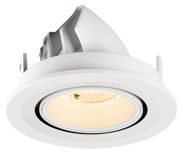 LA 1009392 NUMINOS® GIMBLE S Stropní vestavné svítidlo, 2700 K, 40°, IP20, kulaté, bílé - BIG WHITE (SLV)