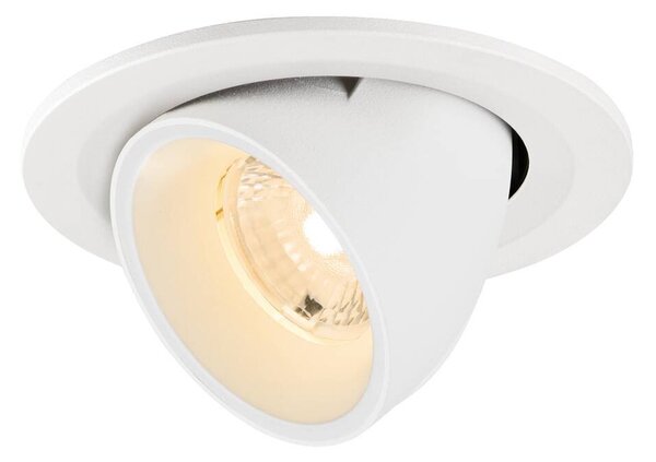 LA 1009392 NUMINOS® GIMBLE S Stropní vestavné svítidlo, 2700 K, 40°, IP20, kulaté, bílé - BIG WHITE (SLV)