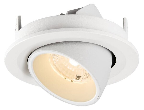LA 1009392 NUMINOS® GIMBLE S Stropní vestavné svítidlo, 2700 K, 40°, IP20, kulaté, bílé - BIG WHITE (SLV)